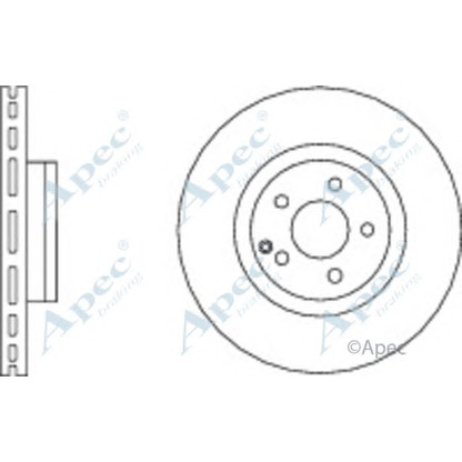 Photo Disque de frein APEC braking DSK2682