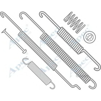 Photo Kit d'accessoires, mâchoire de frein APEC braking KIT975