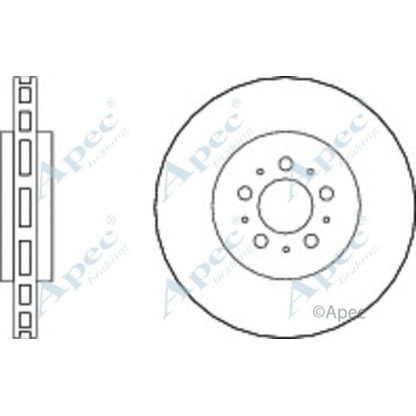 Photo Disque de frein APEC braking DSK2688