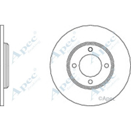 Foto Bremsscheibe APEC braking DSK269