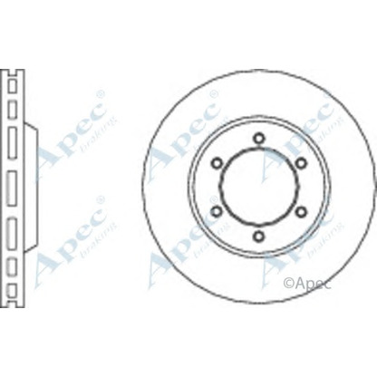 Foto Bremsscheibe APEC braking DSK2691