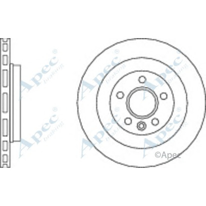 Photo Disque de frein APEC braking DSK2702