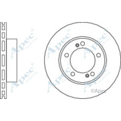 Foto Disco de freno APEC braking DSK2709