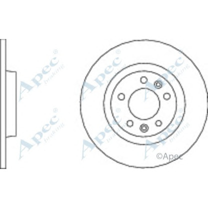 Photo Disque de frein APEC braking DSK2719