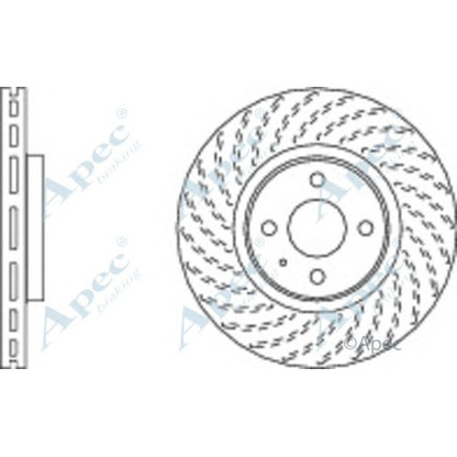 Photo Brake Disc APEC braking DSK2726