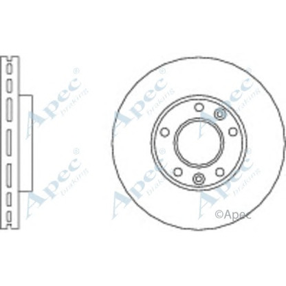 Foto Bremsscheibe APEC braking DSK2730