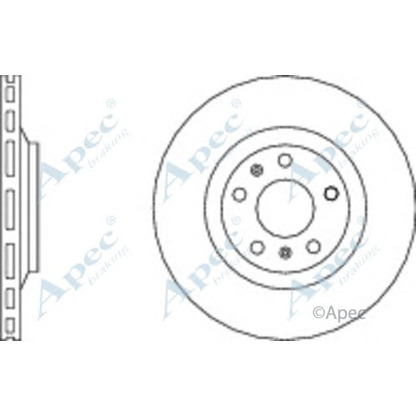 Foto Disco de freno APEC braking DSK2733