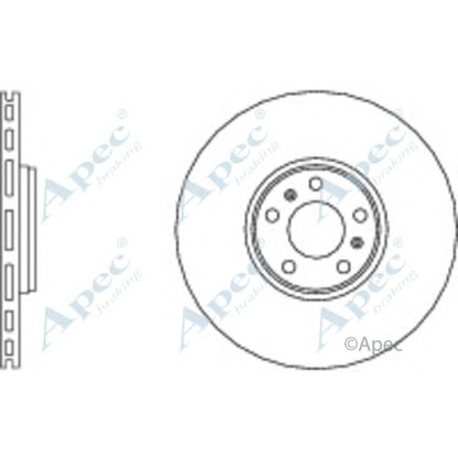 Photo Disque de frein APEC braking DSK2734