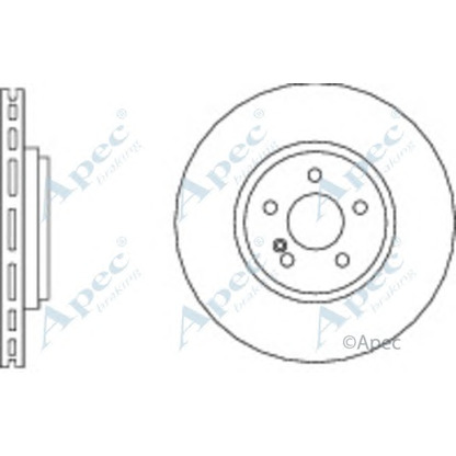 Photo Disque de frein APEC braking DSK2738