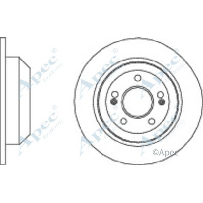 Foto Bremsscheibe APEC braking DSK2764