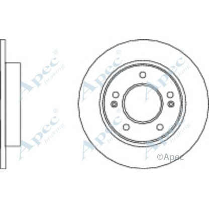 Foto Disco de freno APEC braking DSK2765