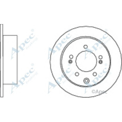 Foto Bremsscheibe APEC braking DSK2766