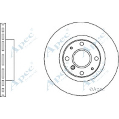 Photo Disque de frein APEC braking DSK2773