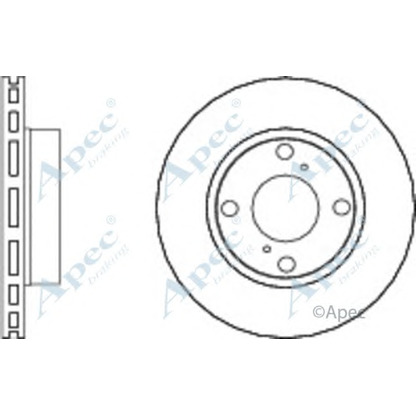 Photo Disque de frein APEC braking DSK2781