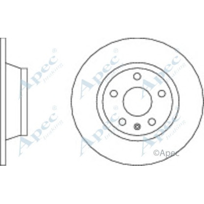 Foto Disco  freno APEC braking DSK2788