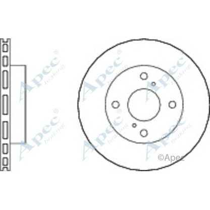 Foto Bremsscheibe APEC braking DSK2801