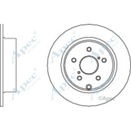 Photo Disque de frein APEC braking DSK2814