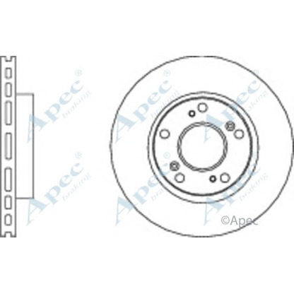 Photo Disque de frein APEC braking DSK2815