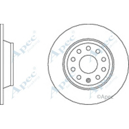 Photo Brake Disc APEC braking DSK2820