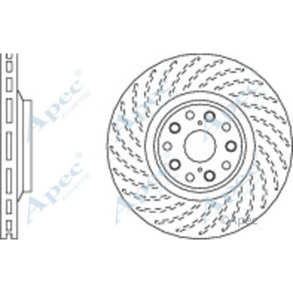 Photo Disque de frein APEC braking DSK2827