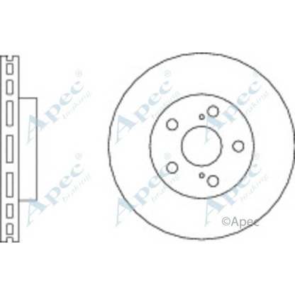 Photo Disque de frein APEC braking DSK2837