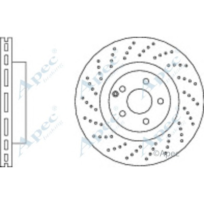 Photo Brake Disc APEC braking DSK2844