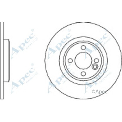 Photo Brake Disc APEC braking DSK2851