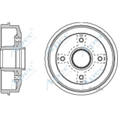 Photo Brake Drum APEC braking DRM9103