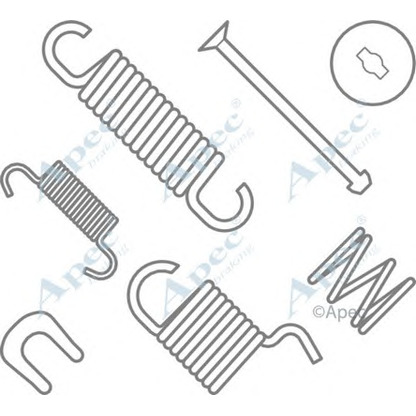 Foto Juego de accesorios, zapatas de freno APEC braking KIT995