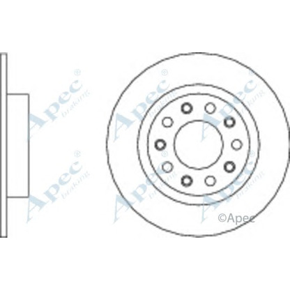 Photo Disque de frein APEC braking DSK2861