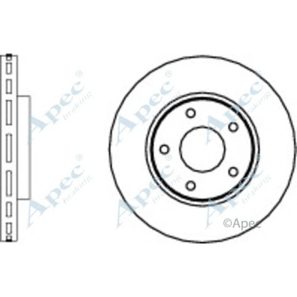 Photo Brake Disc APEC braking DSK2862