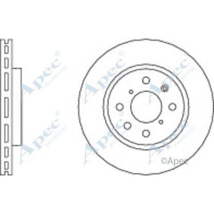 Foto Bremsscheibe APEC braking DSK2869