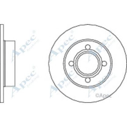 Foto Bremsscheibe APEC braking DSK288