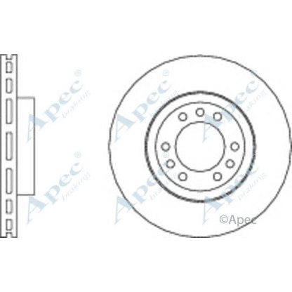 Photo Disque de frein APEC braking DSK2893