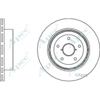 Photo Brake Disc APEC braking DSK2895