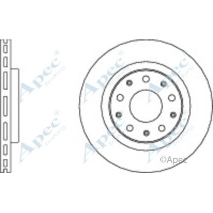 Photo Disque de frein APEC braking DSK2949