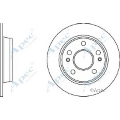 Foto Disco de freno APEC braking DSK2950