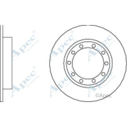 Photo Brake Disc APEC braking DSK2959