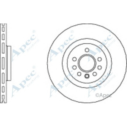 Photo Disque de frein APEC braking DSK2966