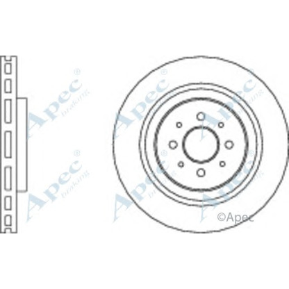 Фото Тормозной диск APEC braking DSK2967