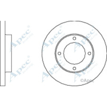 Photo Brake Disc APEC braking DSK305