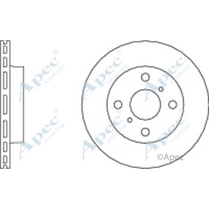 Photo Disque de frein APEC braking DSK307