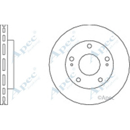 Photo Disque de frein APEC braking DSK311
