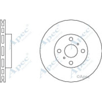 Foto Bremsscheibe APEC braking DSK314