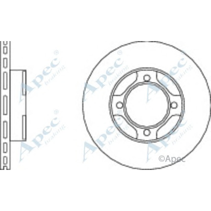 Photo Disque de frein APEC braking DSK324