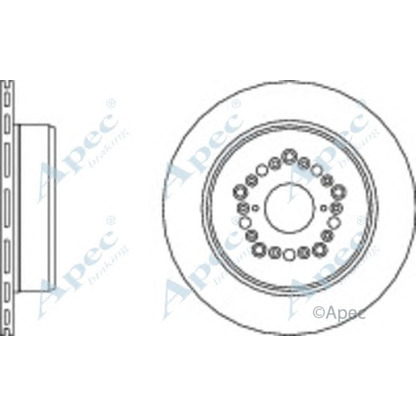 Photo Brake Disc APEC braking DSK331