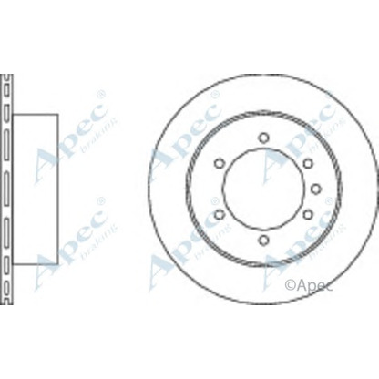 Foto Disco de freno APEC braking DSK341