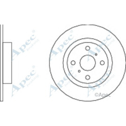 Foto Bremsscheibe APEC braking DSK342