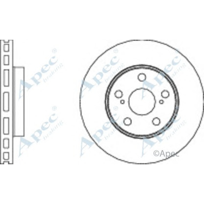 Photo Disque de frein APEC braking DSK343