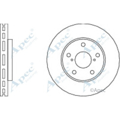 Photo Disque de frein APEC braking DSK364